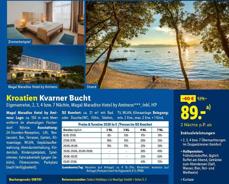 Hp - Kroatien Kvarner Bucht