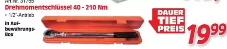 Box - Drehmomentschlüssel 40 - 210 Nm