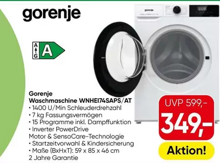 Waschmaschine WNHIE74SAPS/AT