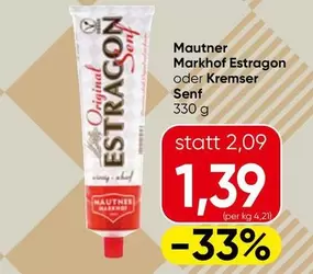 Estragon oder Kremser Senf