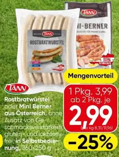 Berner - Rostbratwürstel oder Mini