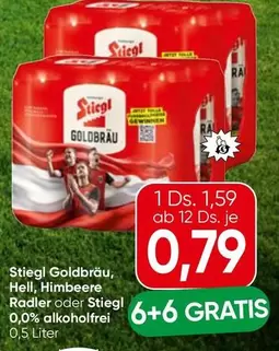 Stiegl - Goldbräu Radler oder 0,0% alkoholfrei