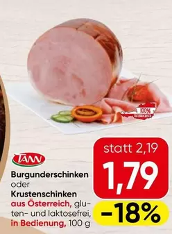 Burgunderschinken oder Krustenschinken