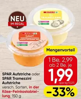 SPAR Aufstriche oder SPAR Tramezzini Aufstriche
