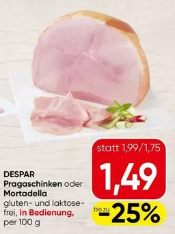 Pragraschinken oder Mortadella