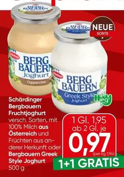 Berg - Fruchtjoghurt Greek Style Joghurt