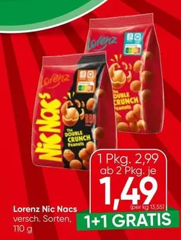 Nic Nacs Double Crunch Peanuts
