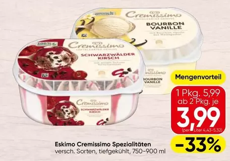 Cremissimo Spezialitäten