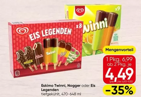Eskimo Twinni, Nogger oder Eis Legenden