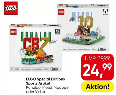Messi - LEGO Special Editions Sports Artikel Ronaldo, , Mbappe oder Vini Jr. (CR7)