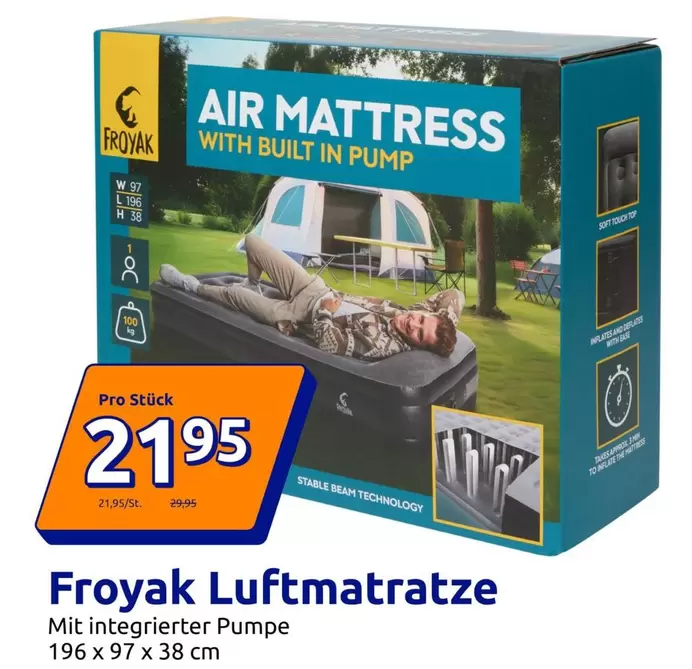 Air Mattress with Built-in Pump