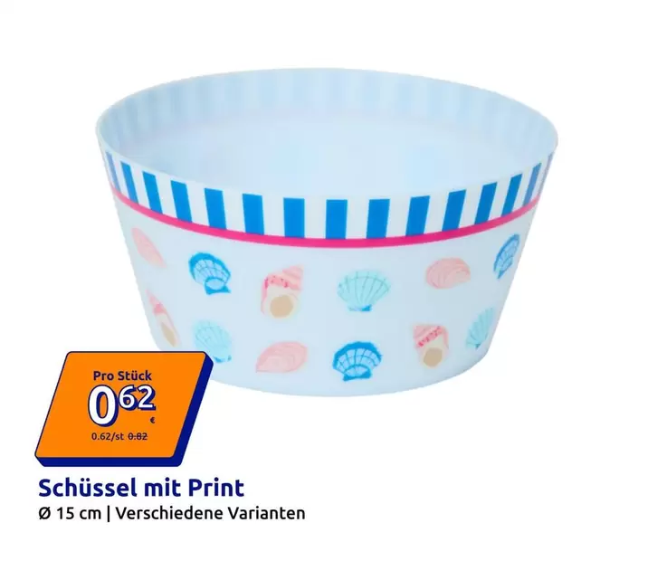 Schüssel mit Print