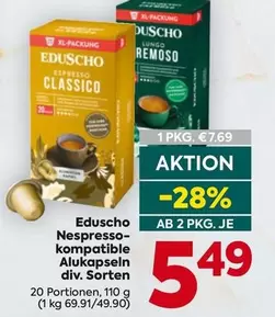 Eduscho Espresso Classico Alukapseln