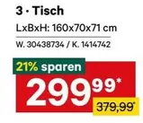 Tisch LxBxH: 160x70x71 cm W. 30438734 / K. 1414742