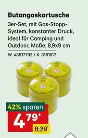 Camping - Butangasflasche 3er-Set