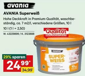 Weiss - AVANIA Superweiß