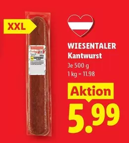 Gourmet - WIESENTALER Kantwurst