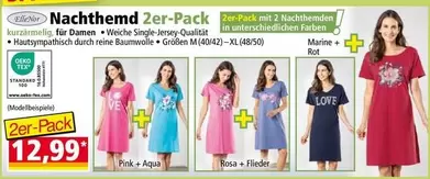Pink - Nachthemd 2er-Pack