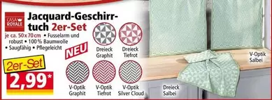 Cloud - Jacquard-Geschirrtuch 2er-Set