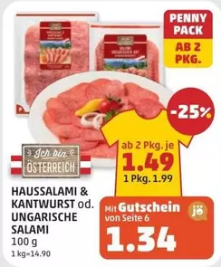 HAUSSALAMI & KANTWURST od. UNGARISCHE SALAMI