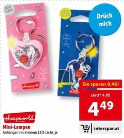 Mini-Lampen Anhänger mit kleinem LED-Licht