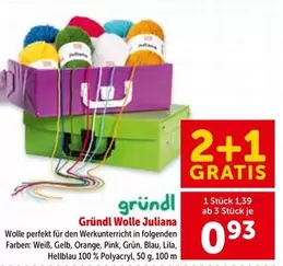Orange - Gründl Wolle Juliana