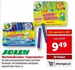 Wachsmalkreiden "Superwaxies"