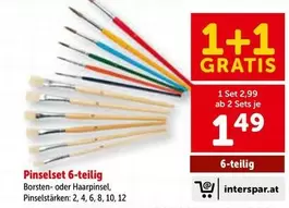 Pinselset 6-teilig
