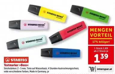 Boss - Textmarker