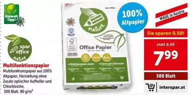 Multifunktionspapier Office Papier