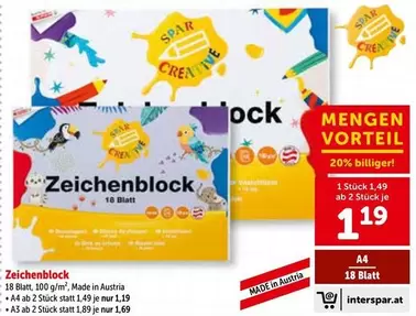 Zeichenblock