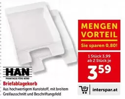 Briefablagekorb