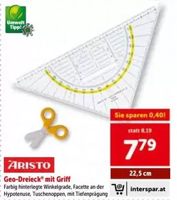 Geo-Dreieck mit Griff
