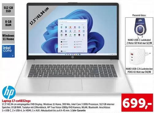 Hp - Laptop 17-cs4832gx