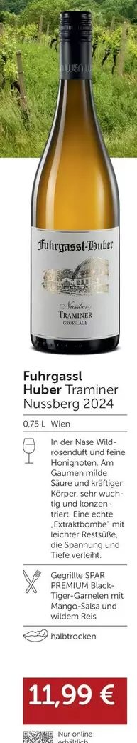 Tiger - Führgassl Huber Traminer Nußberg 2024