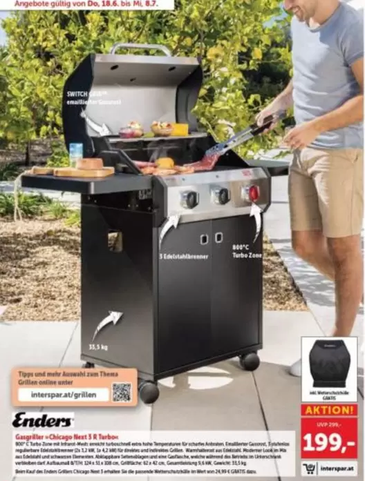 Switch - Chicago II 3-Burner Gas Grill