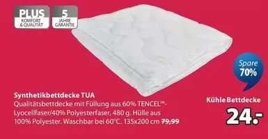 Synthetikbettdecke TUA