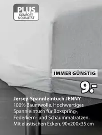Jersey-Spannleintuch JENNY