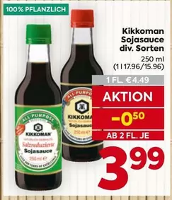Sojasauce div. Sorten
