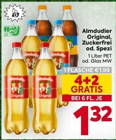 Almdudler Original, Zuckerfrei od. Spezi