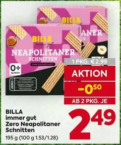 Zero Neapolitaner Schnitten