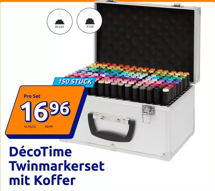 Twinmarkerset mit Koffer