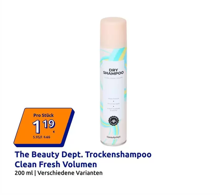 Trockenshampoo Clean Fresh Volumen
