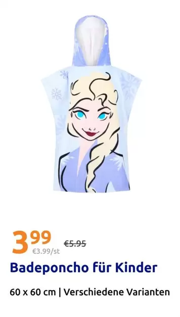 Kinder - Badeponcho für