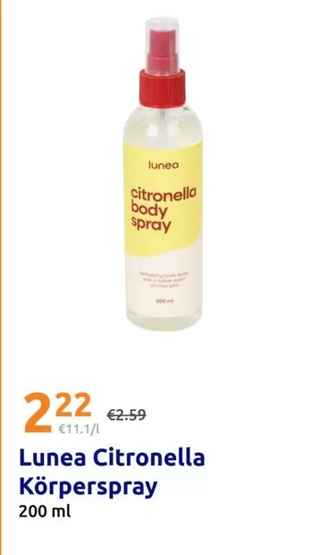 Citronella Body Spray
