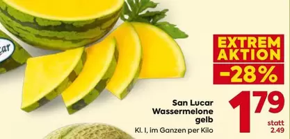 Wassermelone gelb
