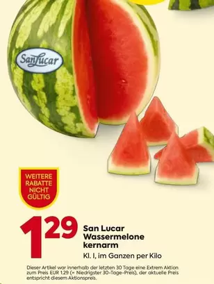 Wassermelone kernarm