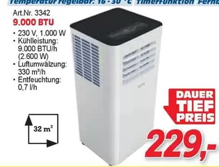 Art.Nr. 3342 9.000 BTU