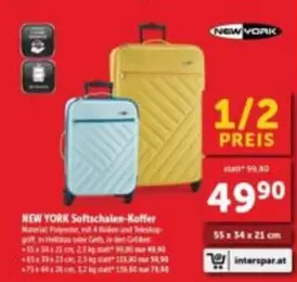 NEW YORK Softschalen-Koffer