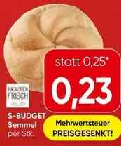 S-BUDGET Semmel per Stk.